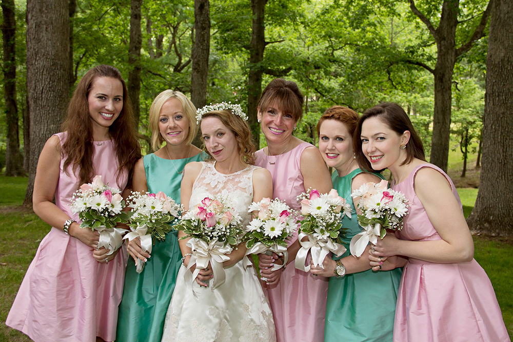 Bride and Bridesmaides